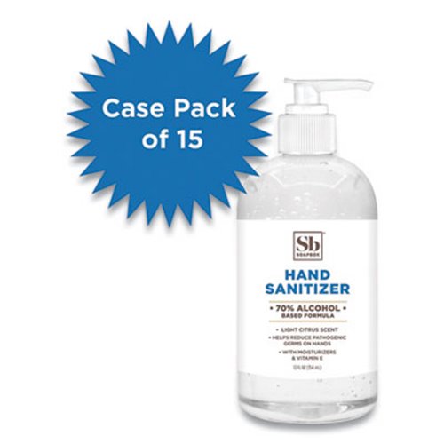 Soapbox Scented Hand Sanitizer, 70% Alcohol, Citrus, 15 Bottles