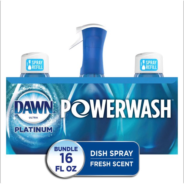 DAWN POWERWASH 1 spray + 2 refills